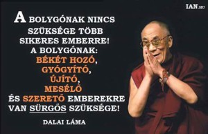 Dalai Láma a világnak nincs szüksége több sikeres emberre